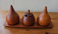Vintage Teak Wood Four Piece
