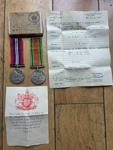 Wwii british war medal 1939 - war, 1939-45