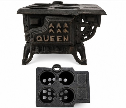 Antique cast iron stove - antique,