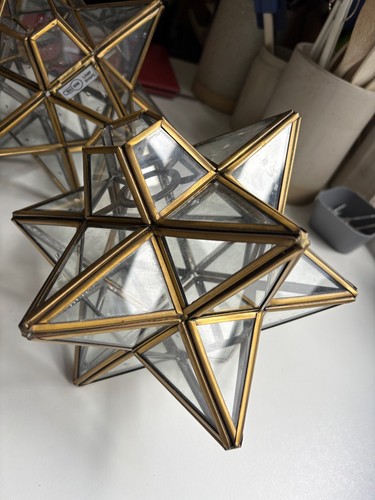 Pair vintage gilt starburst - pair,