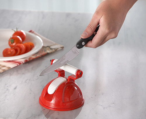 Ceramic knife sharpener - sharpener, with