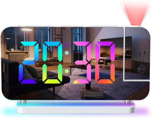Projection alarm clock digital - alarm,
