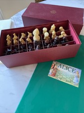 Studio Ann Carlton ‘Alice In Wonderland’ Chess Set