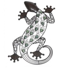 Lizard Wall Art with Glow In