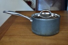 STELLAR HARD ANODISED NON STICK PAN 17CM + LID USED