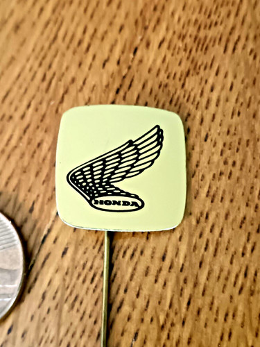 Vintage motorcycle pin - motorcycle, badge