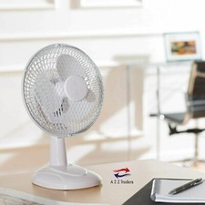6" Desk Top Table Fan Portable 2 Speed Electric Air Cooling Fans Home & Office