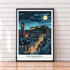 Edinburgh Night Art
