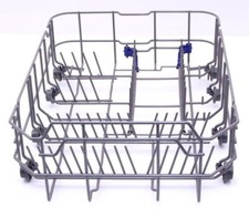 Genuine Kenwood KID45S17 Lower Dishwasher Basket & Wheels Assembly
