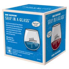 Bar bespoke ship glass - in, a