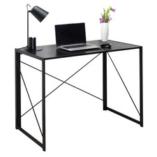 Folding Computer Desk Wooden Foldable Study Coffee Table Laptop Office PC MAC