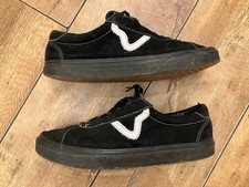 Vans Mens Black Suade skate trainers UK size 10 