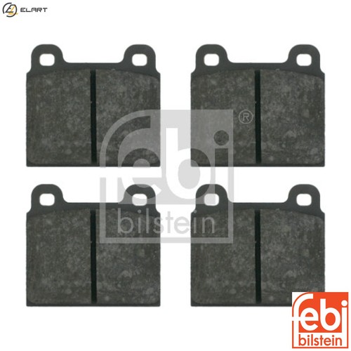 Brake pad set disc - brake, 16134