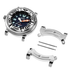 Silber gebürstete Uhr Band