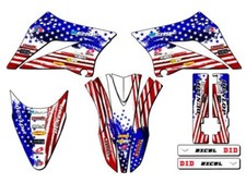 2010-2023 KLX 110 MERICA Usa Senge Graphics Kit Compatible with Kawasaki