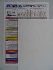 Eriba Caravans UK Price List 2016 -Familia,Triton,Troll -Technical Specification