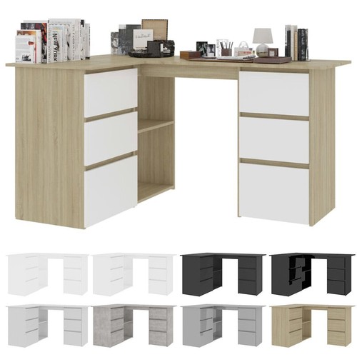 Shaped corner desk chipboard - l-shaped,