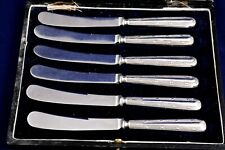 Sterling Silver Tea Knives/Butter Spreaders, Sheffield 1918 Yates Bros