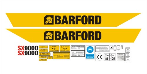 Barford sx9000 dumper decal - barford,