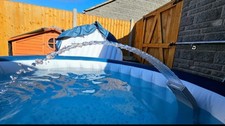 Lay-Z-Spa Milan Blue AirJet Plus Hot Tub Used Condition