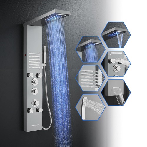 Thermostatic shower panel - thermostatic,