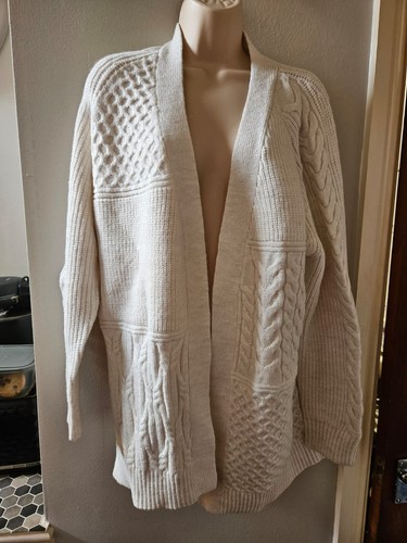 Papaya cream cable knit - cable,