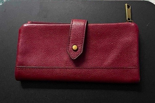 Fossil cow hide burgundy - fossil,