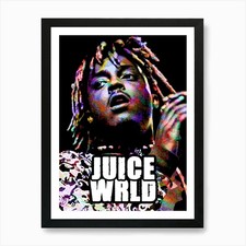 Juice WRLD 4 Art Print Framed