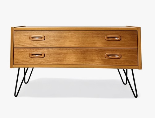 Danish teak chest drawers - chest, of