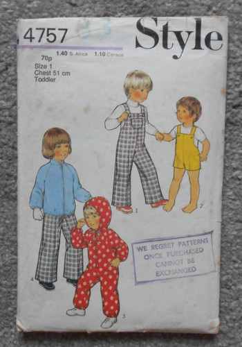 Vintage 1970s style sewing - vintage,