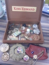 old oxo tin with some interesting bits (boo box)