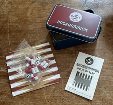 New Backgammon Travel Pocket Magnetic Backgammon In A Tin Games Society