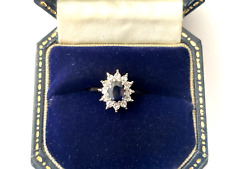 0.36ct Diamond and Sapphire