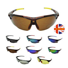  Wrap Aroud Cycling Bicycle Bike Outdoor Sports Driving Glasses Mens Sunglasses