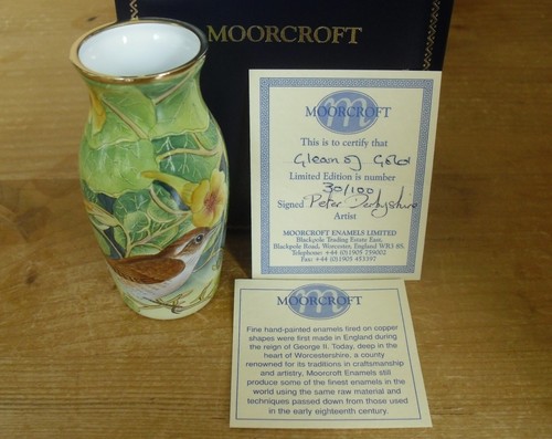 Boxed ltd moorcroft enamels - boxed,