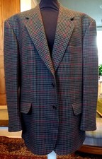 100% Cashmere Mens Dogtooth