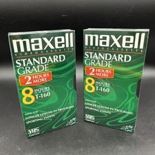 2 NEW SEALED Maxell Stnd Grade