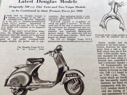 Vespa douglas 1955 era - vespa,