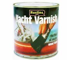 250ml Yacht Varnish All Weather Marine Hard Soft Wood Frames Toy Safe Flexible