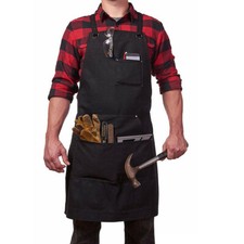 Waxed Canvas Tool Work Shop Workshop Apron Heavy Duty Woodworking Welding Garden