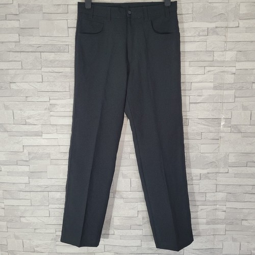 Mens vintage trousers black - vintage,