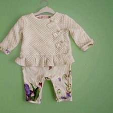 Ted Baker All In One Smart Floral Outfit Newborn