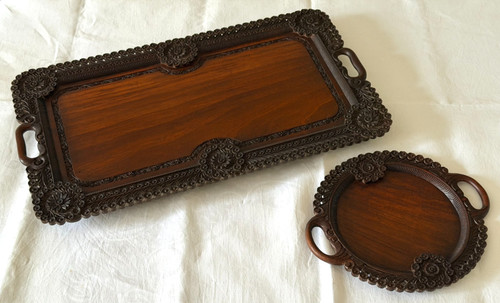 Finely hand carved - finely,