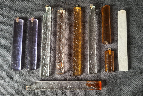 Glass slabs from murano - 10,