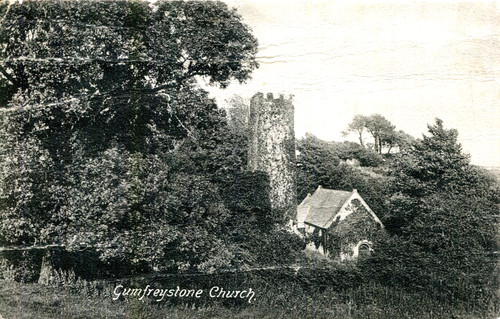 1906 postcard gumfreystone - 1906,