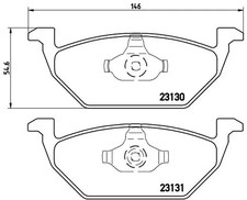 FRONT BRAKE PAD SET DISC BRAKE