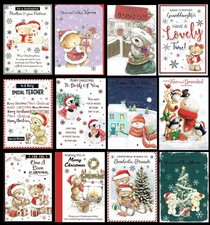 Christmas Card Friends Relation Various Titles GREAT SELECTION TO CHOOSE FROM c