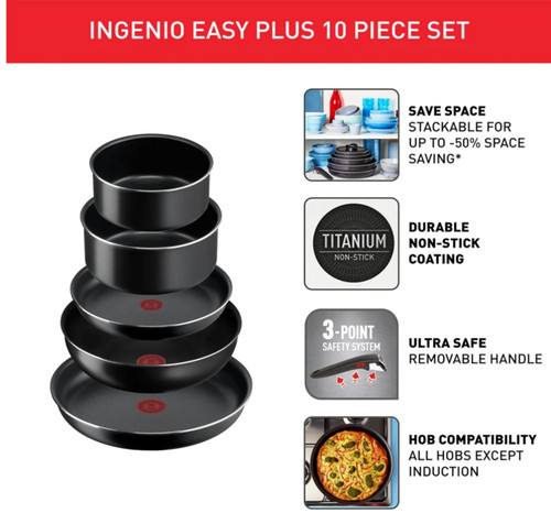 Tefal ingenio easy plus 10pc - plus,