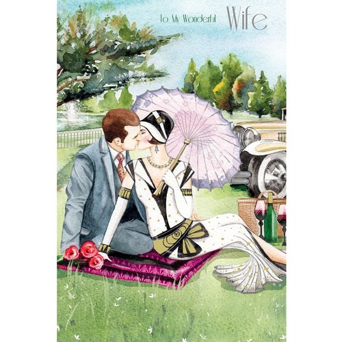 Art deco wonderful wife - art,