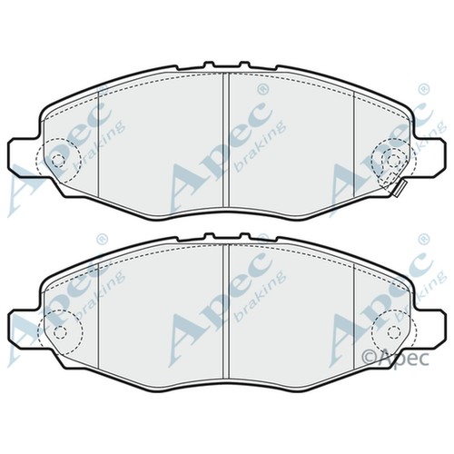 Brake pads set - pads, toyota